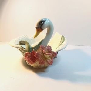 Fitz and Floyd Swan Bowl Vintage